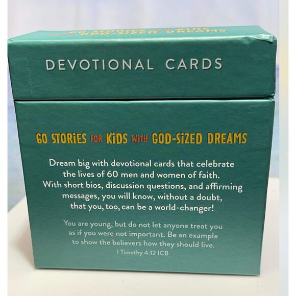 60 Stories for Kids God Sized Dreams courage faith creativity ambition Hard Box - Picture 2 of 5